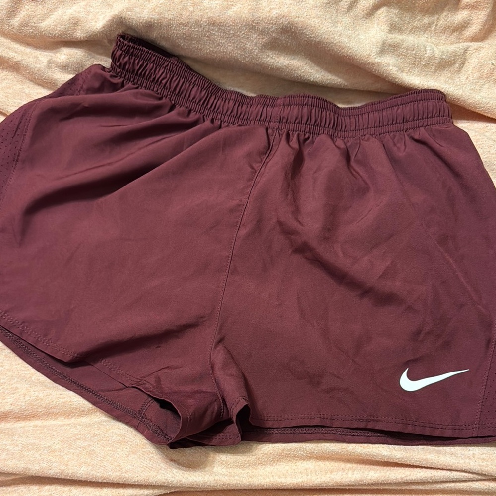Nike Women's Maroon Athletic Shorts